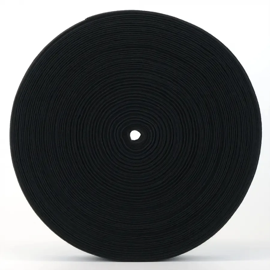 Organic Elastic Rubber Band 40mm Black