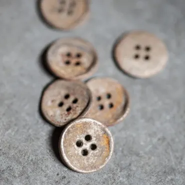 Metal Button 15mm - Unearthed