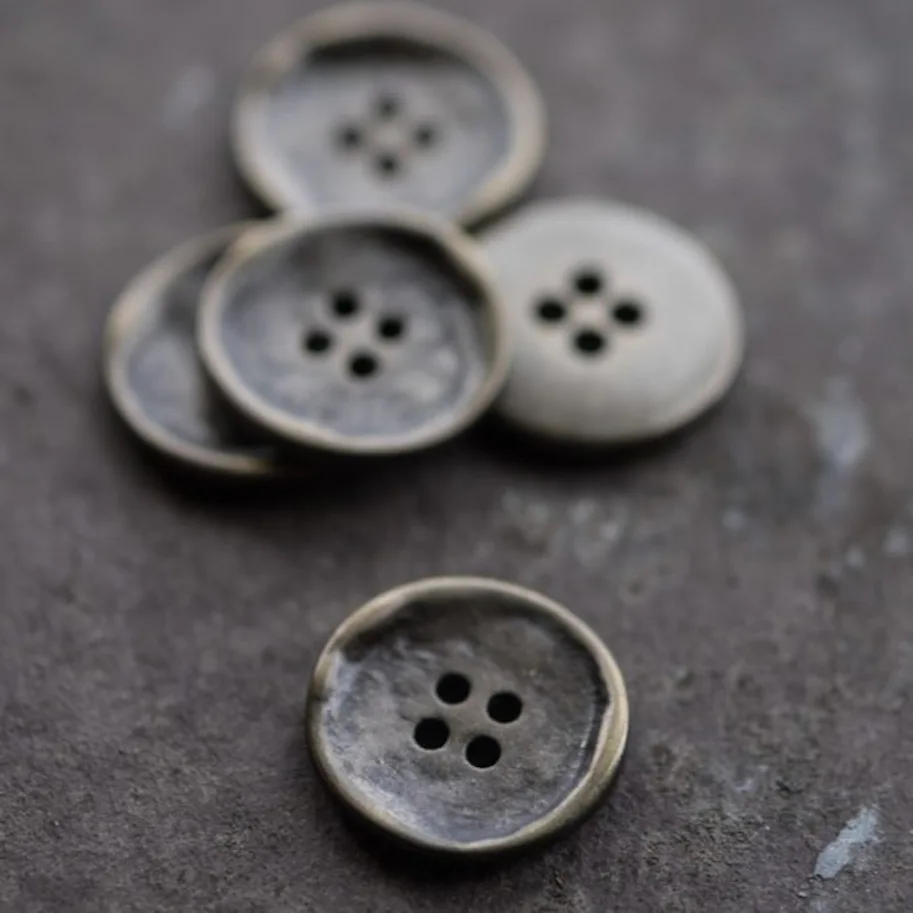 Metall Knopf 20mm - Stamped