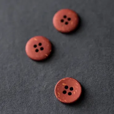 Recycling Knopf 18mm - Brick Speckles