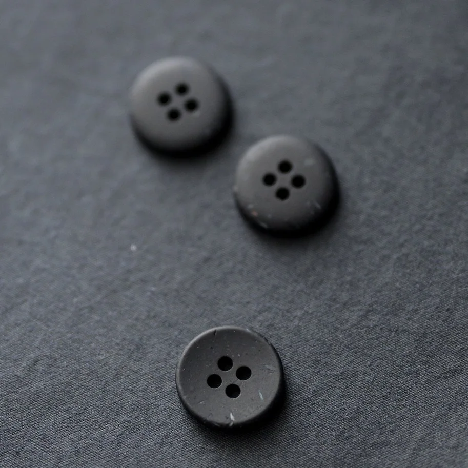 Recycling Knopf 18mm - Inky Speckles