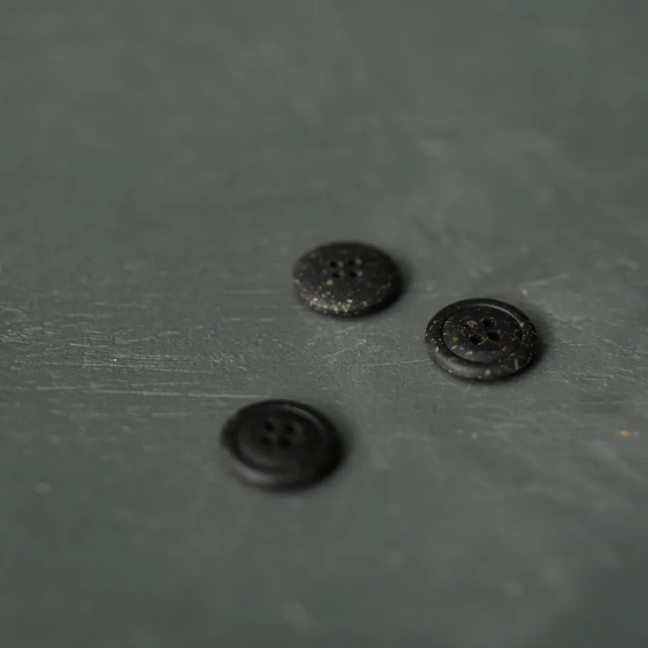 Recycling Knopf 20mm - Nero