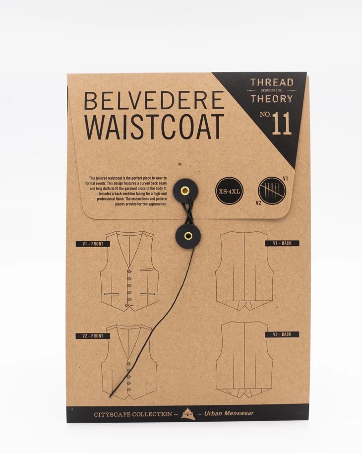 Belvedere Waistcoat - Thread Theory Schnittmuster (Englisch)