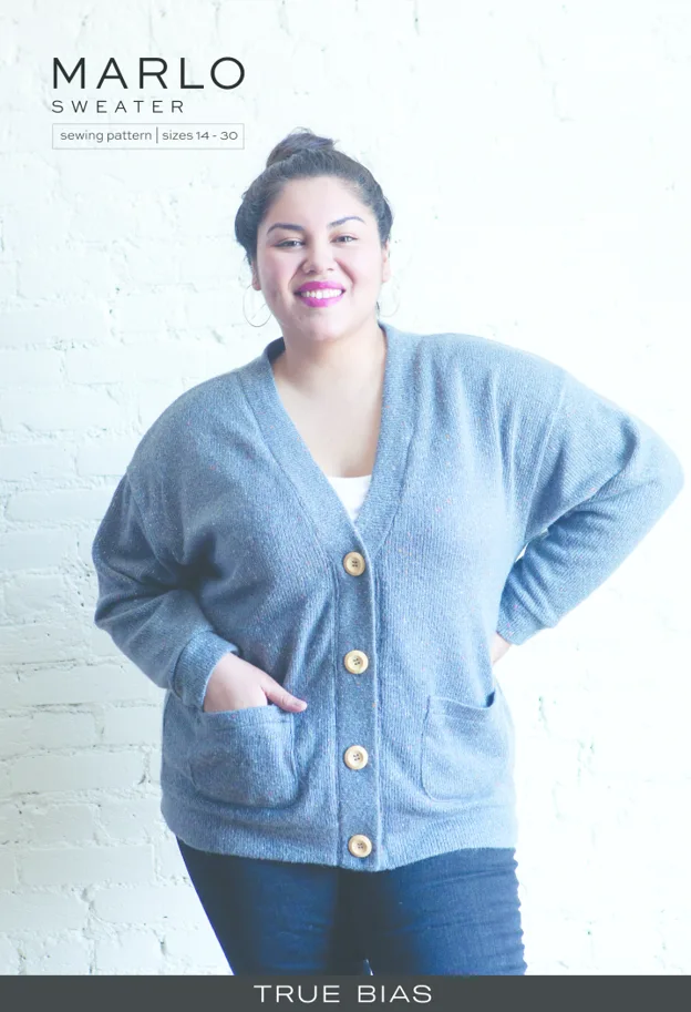 Marlo Sweater 14-30 - True Bias Sewing Pattern (English)