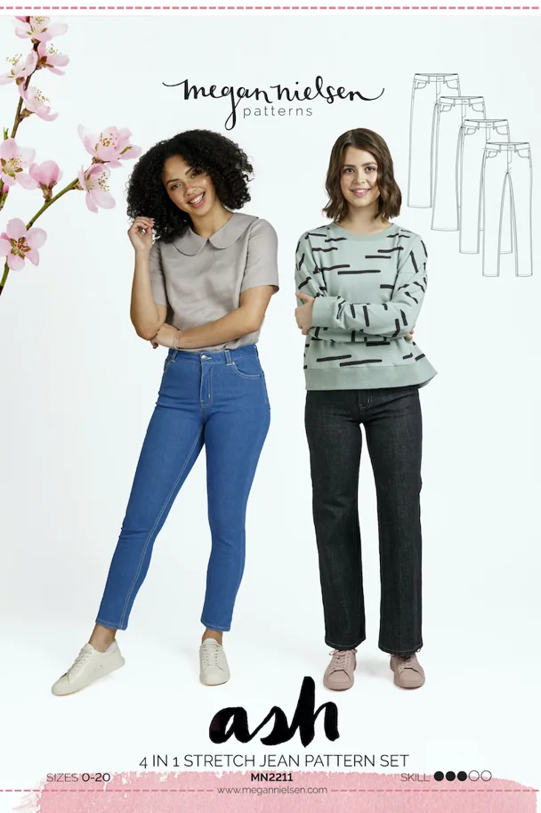 Ash Jeans - Megan Nielsen Schnittmuster (Englisch)