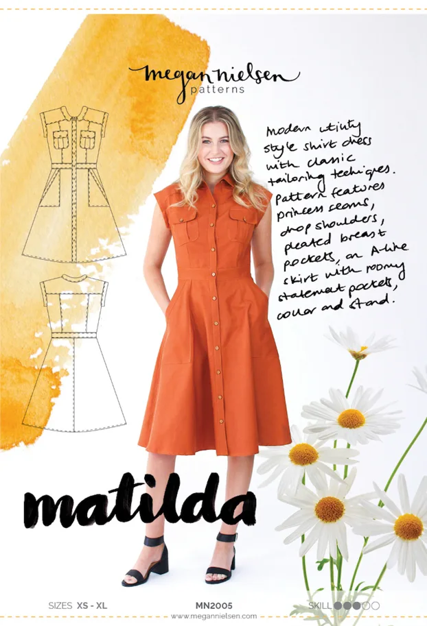 Matilda Dress - Megan Nielsen Sewing Pattern (English)