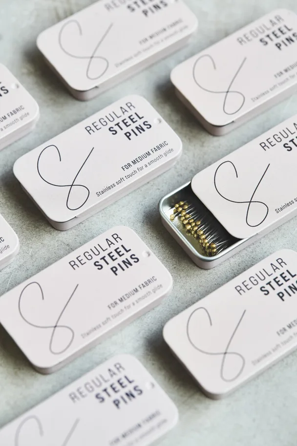 Regular Steel Pins - For Medium Fabrics