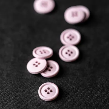 Bio Cotton Knopf 15mm - Petrova (Rose)