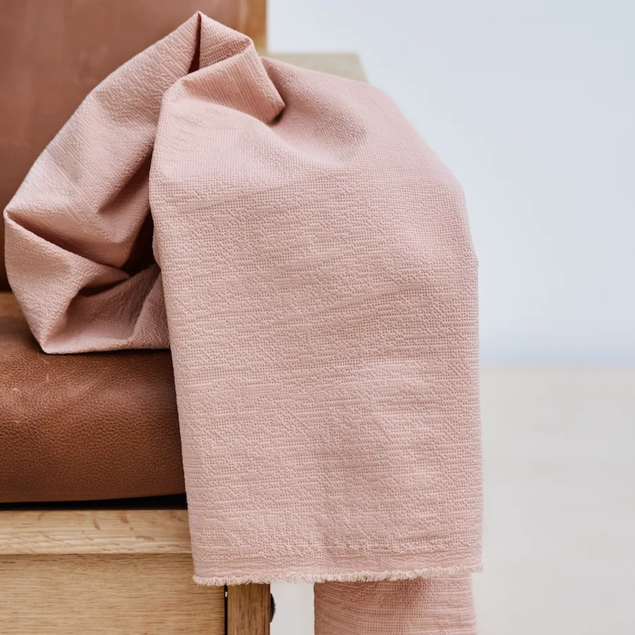 Tencel Cana Seersucker - Powder Pink