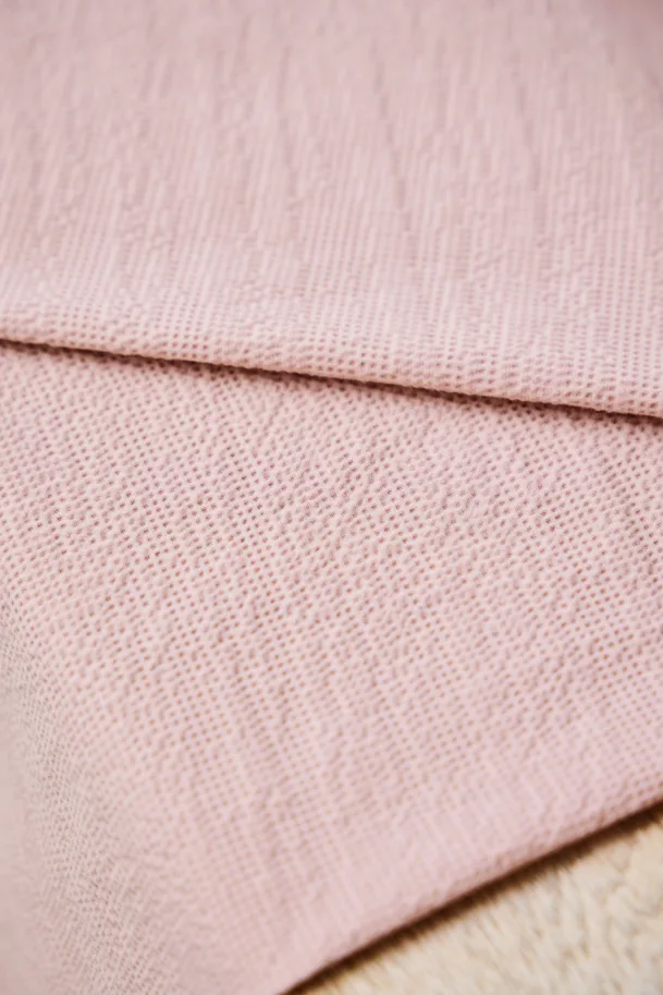 Tencel Cana Seersucker - Powder Pink