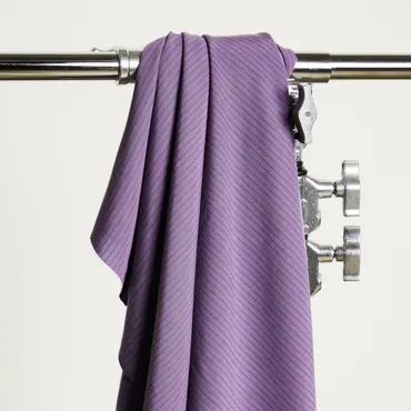 Tencel Two-Tone Slim Stripe - Mauve