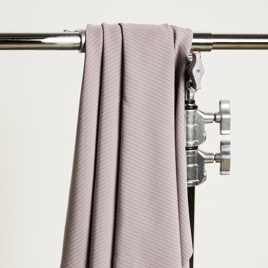 Tencel Two-Tone Slim Stripe - Purple Haze