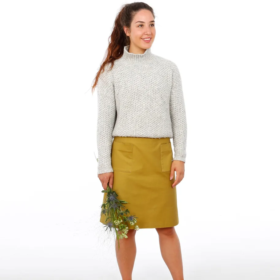 Frau Ina Rock mit Taschen - Studio Schnittreif Schnittmuster