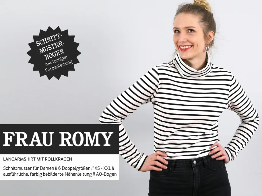 Frau Romy Rollkragenshirt - Studio Schnittreif Sewing Pattern (German)