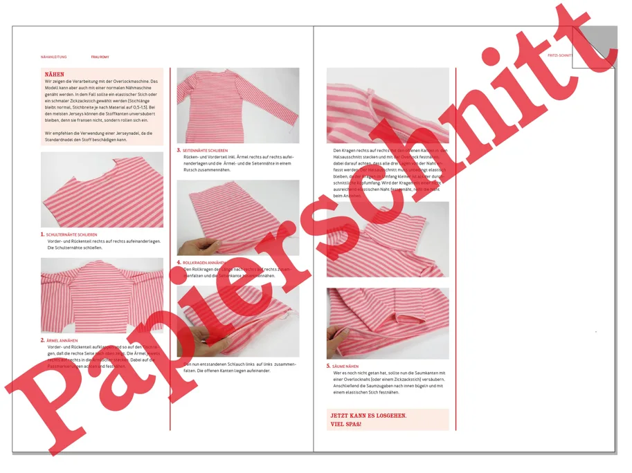 Frau Romy Rollkragenshirt - Studio Schnittreif Sewing Pattern (German)