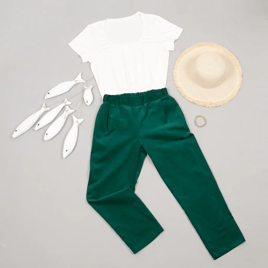 Frau Hanna Hose mit Gummizug - Studio Schnittreif Schnittmuster