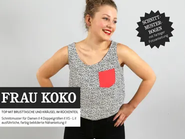 Frau Koko Sommertop - Studio Schnittreif Schnittmuster