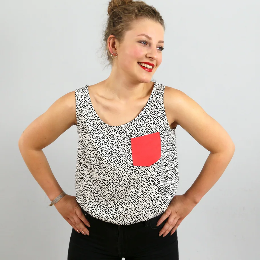 Frau Koko Sommertop - Studio Schnittreif Schnittmuster