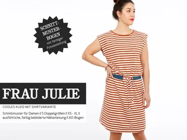 Frau Julie Jerseykleid und Shirt - Studio Schnittreif Schnittmuster