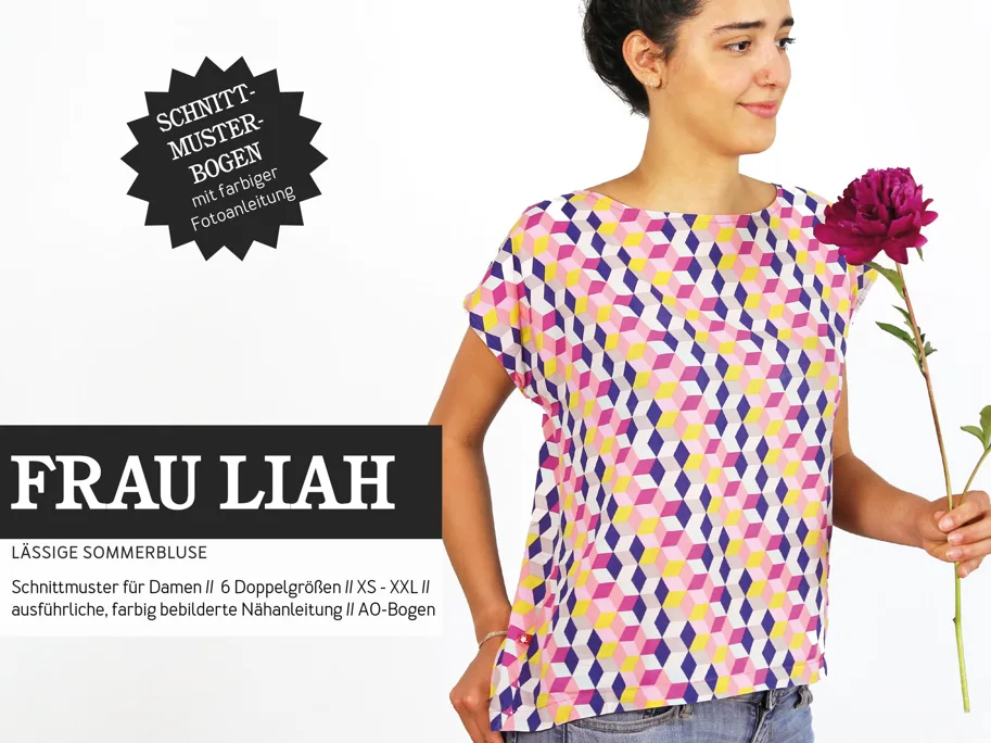 Frau Liah Sommerbluse - Studio Schnittreif Schnittmuster