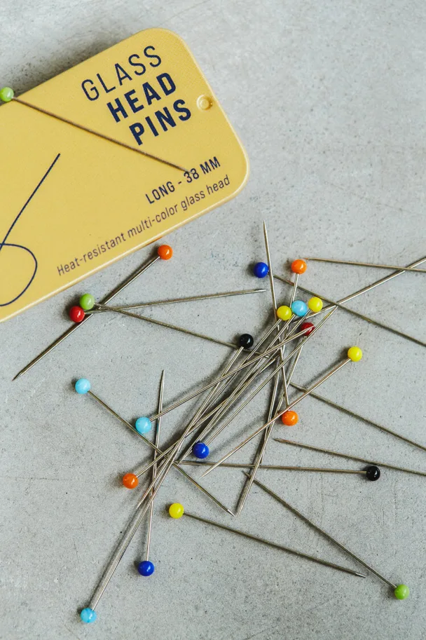 Long Glass Head Pins