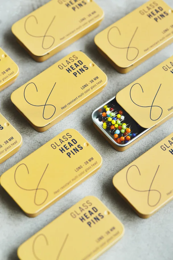 Long Glass Head Pins