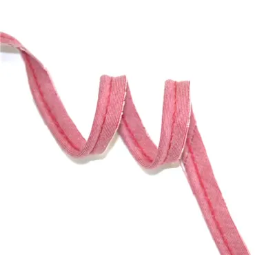 Organic Piping - Chambray Cerise