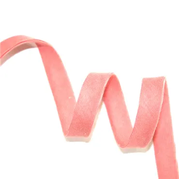 Organic Bias Binding - Chambray Corallo