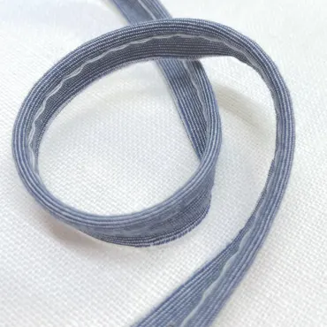 Organic Piping - Chambray Blue