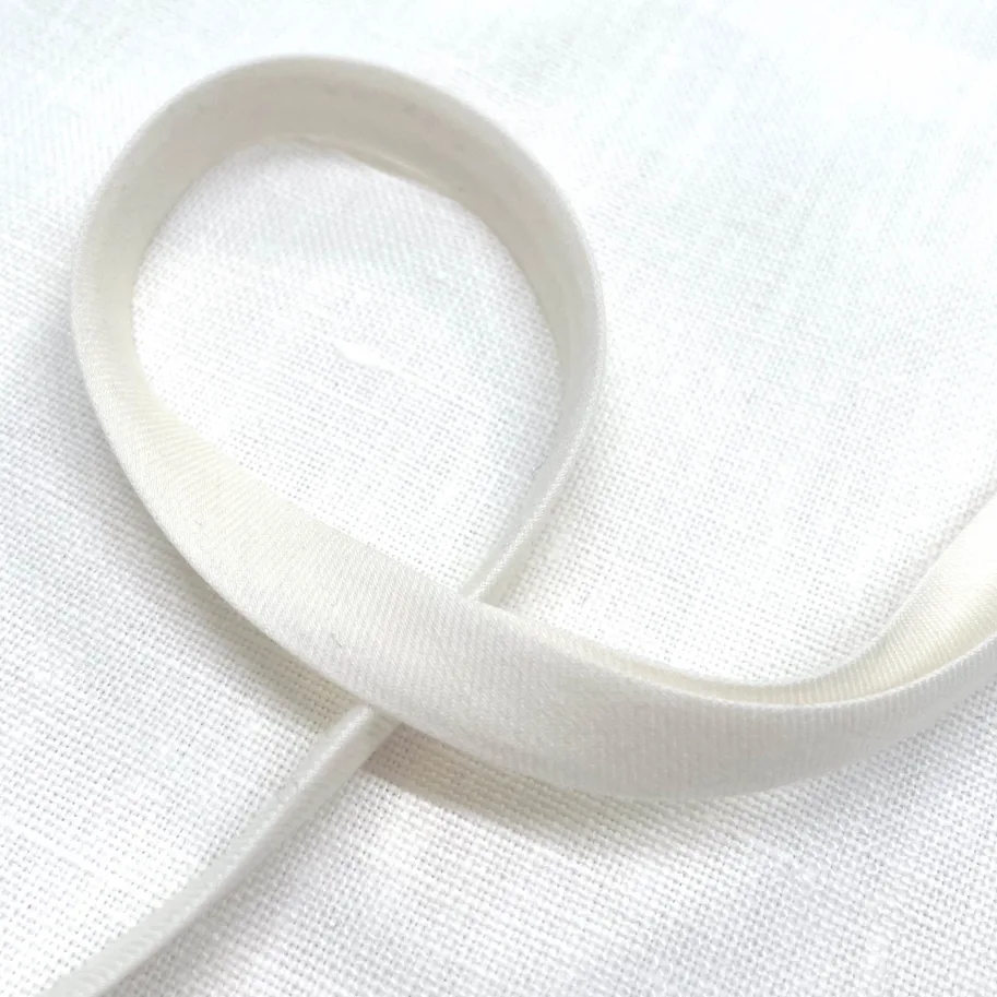 Bio Schrägband - Ecru