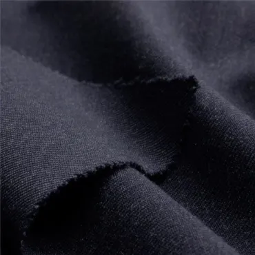Wollstoff Deadstock - Gabardine Blu Scuro