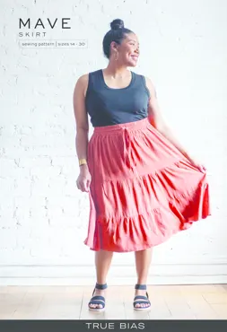 Mave Skirt 14-30 - True Bias Schnittmuster (Englisch)