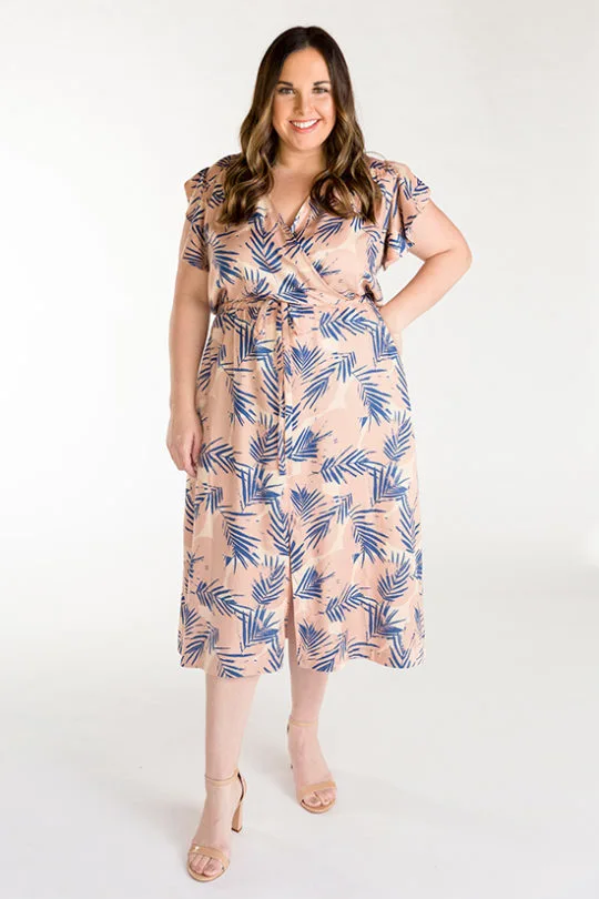 Orchid Midi Dress - Chalk & Notch Sewing Pattern (English)