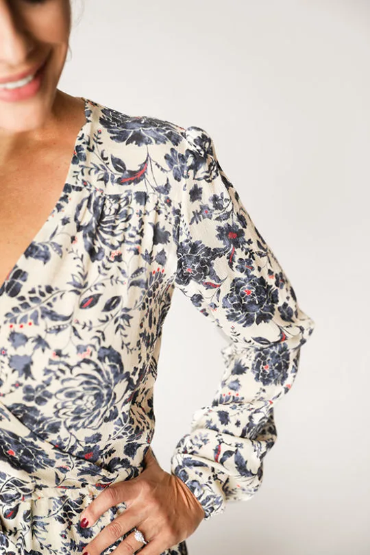 Orchid Midi Dress - Chalk & Notch Sewing Pattern (English)