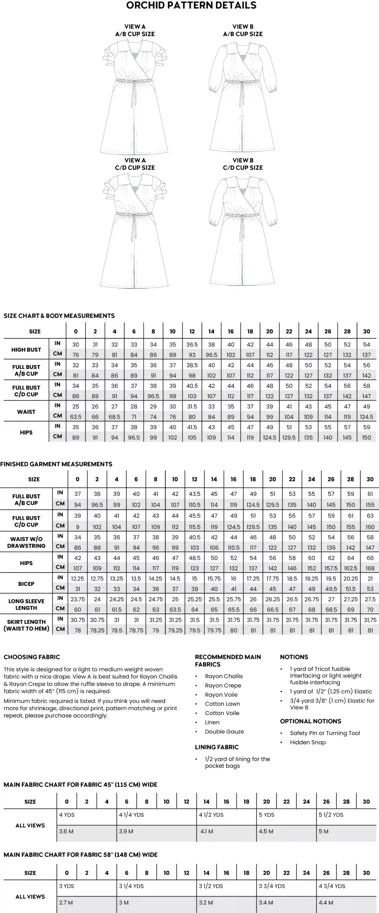 Orchid Midi Dress - Chalk & Notch Sewing Pattern (English)