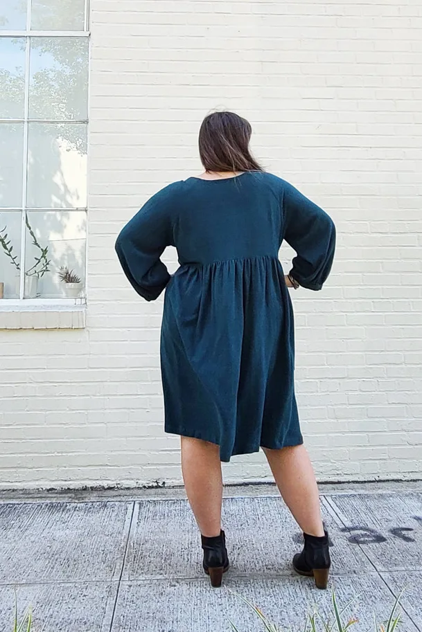 Romey Gathered Dress and Top 16-34 - Sew House Seven Sewing Pattern (English)