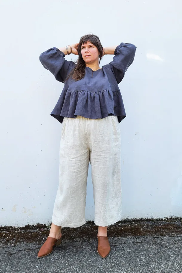 Romey Gathered Dress and Top 16-34 - Sew House Seven Sewing Pattern (English)