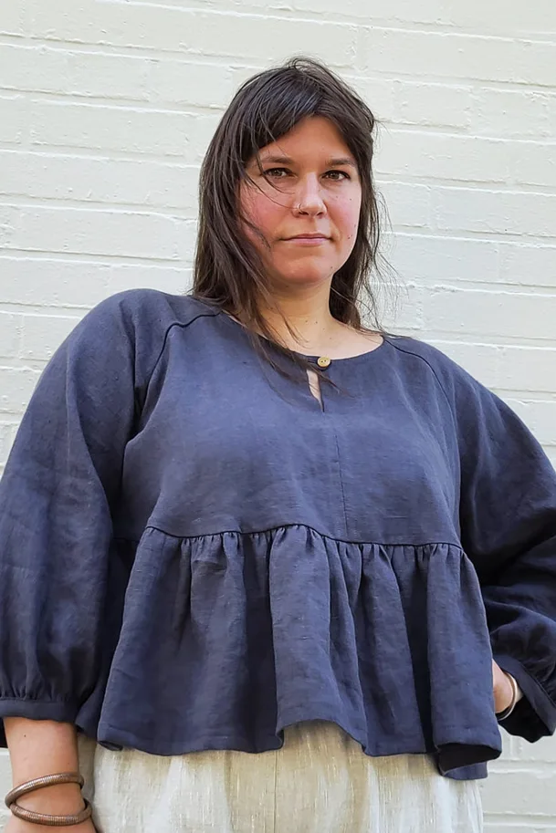 Romey Gathered Dress and Top 16-34 - Sew House Seven Sewing Pattern (English)