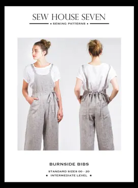 Burnside Bibs 00-20 - Sew House Seven Schnittmuster (Englisch)