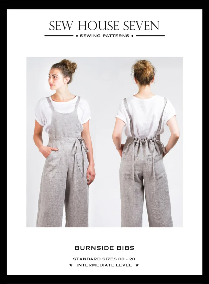 Burnside Bibs 00-20 - Sew House Seven Sewing Pattern (English)