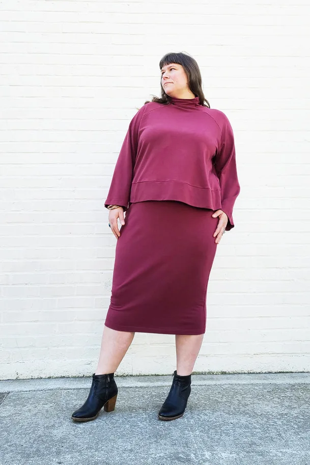 Cosmos Sweatshirt and Elemental Skirt 16-34 - Sew House Seven Schnittmuster (Englisch)