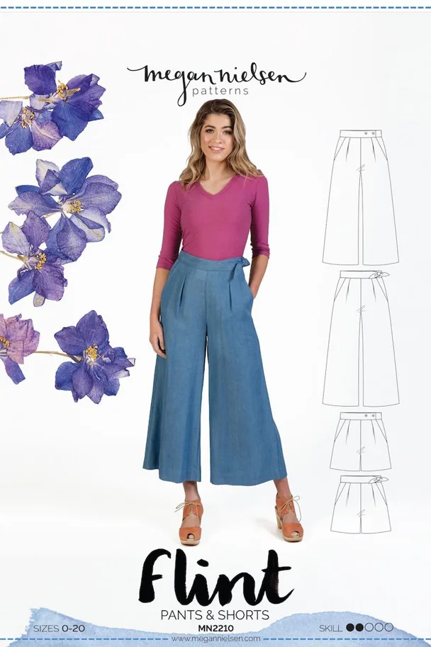 Flint Pants and Shorts - Megan Nielsen Schnittmuster (Englisch)