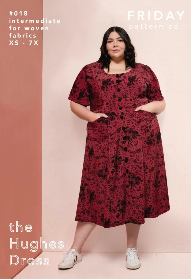 The Hughes Dress - Friday Pattern Company Sewing Pattern (English)
