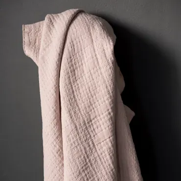 Quilted Soft Stitch Jacquard - Peony (Light Rose)