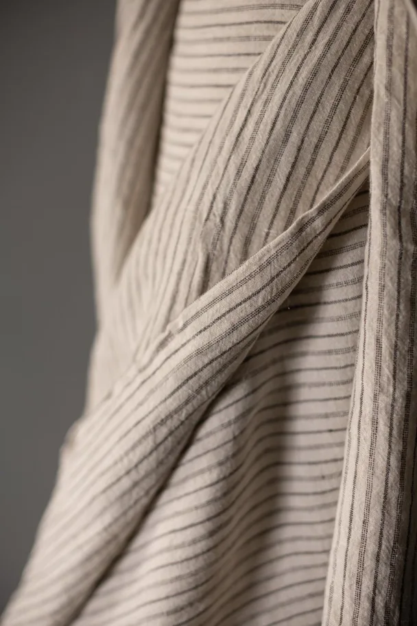 Linen Washed Extra Wide - Daybreak Stripes
