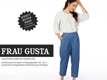 Frau Gusta Egg-Shape Hose - Studio Schnittreif Sewing Pattern (German)