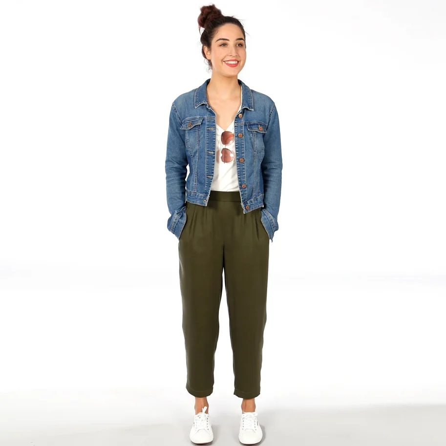 Frau Gusta Egg-Shape Hose - Studio Schnittreif Schnittmuster