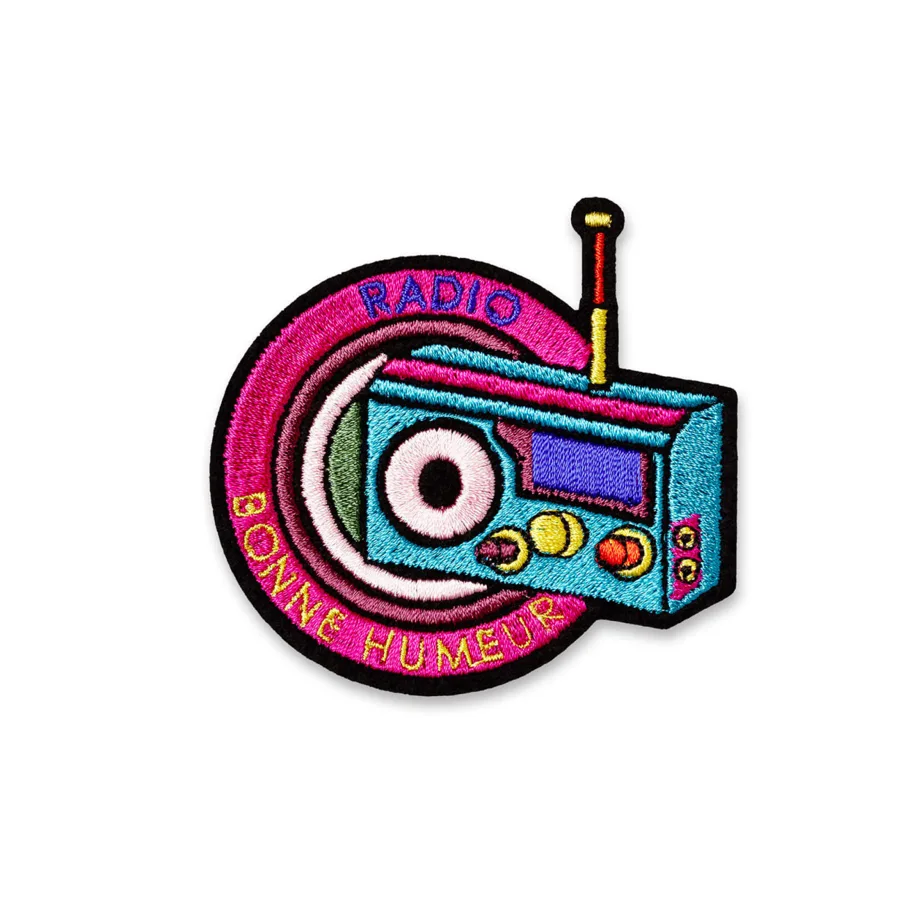 Radio Bonne Humeur Bügelbild - Macon & Lesquoy Repair Patch