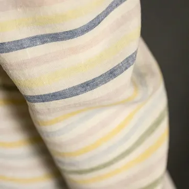 Linen Washed - Tidal All Colors Stripe