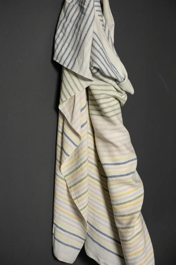 Linen Washed - Tidal All Colors Stripe